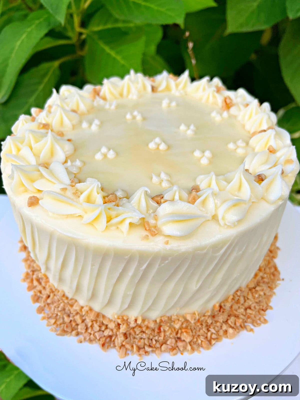 Maple Toffee Layer Cake