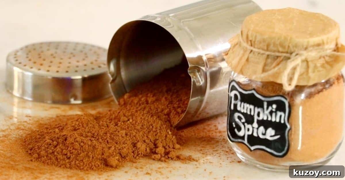pumpkin spice came out from a container