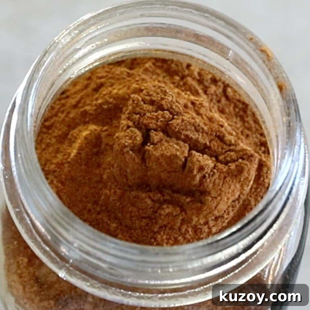 Pumpkin Spice Recipe in a jar
