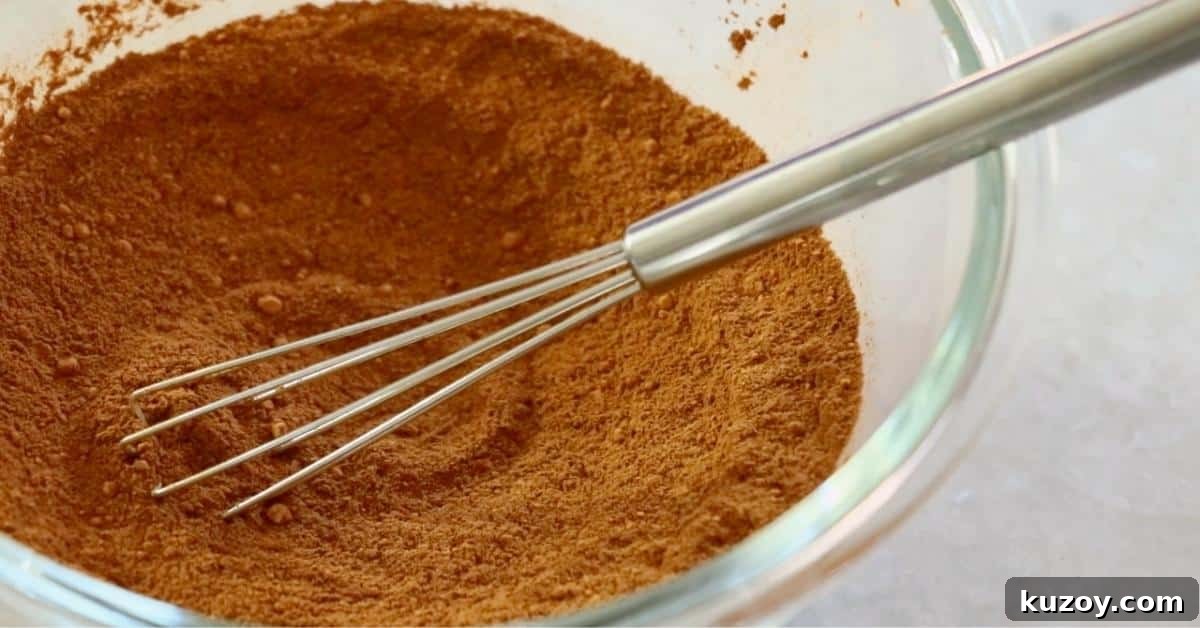 pumpkin spice mixed in a bowl