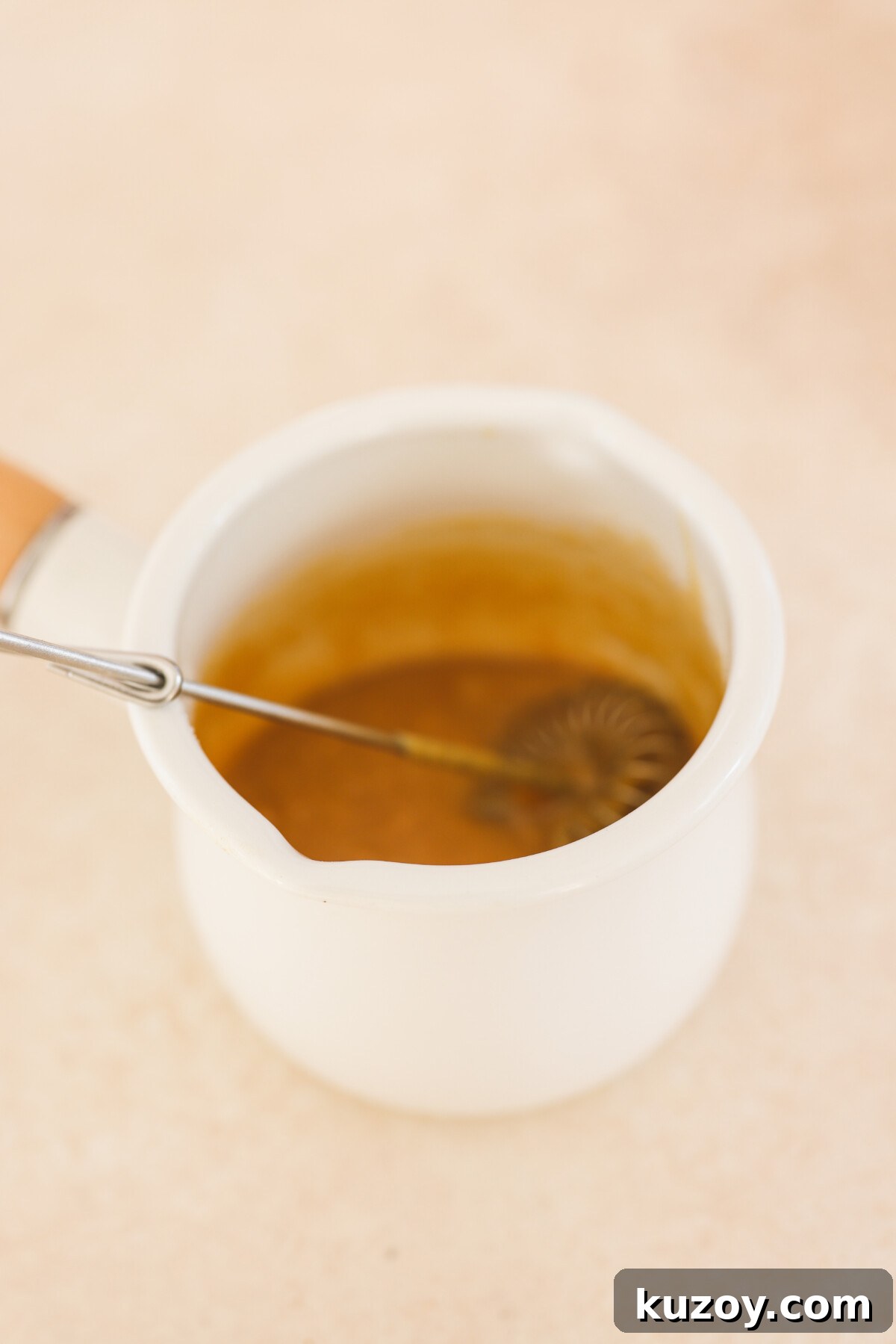 miso glaze ingredients in a small bowl