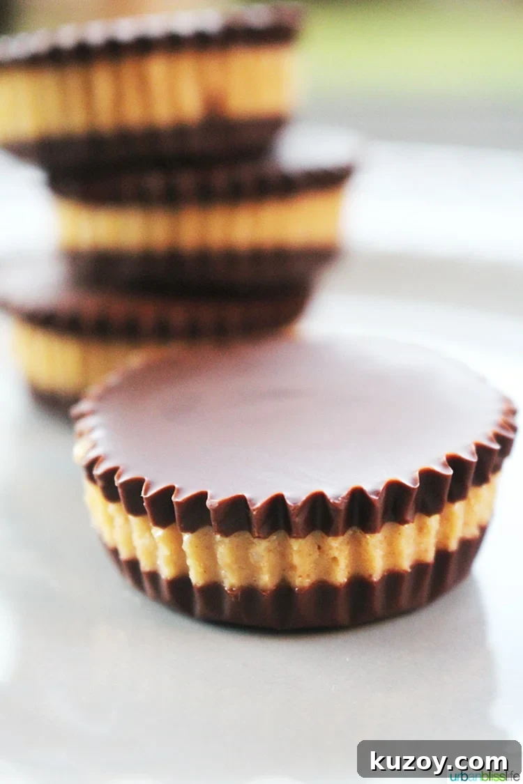 Paleo & Vegan Peanut Butter Cups — Dairy-Free Recipe Options 3 homemade Chocolate Peanut Butter Cups
