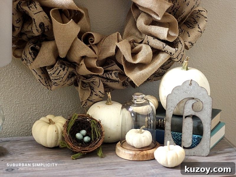 DIY Burlap Wreath Tutorial: Step-by-Step Guide for Beginners 2 Burlap Wreath hanging on the wall.