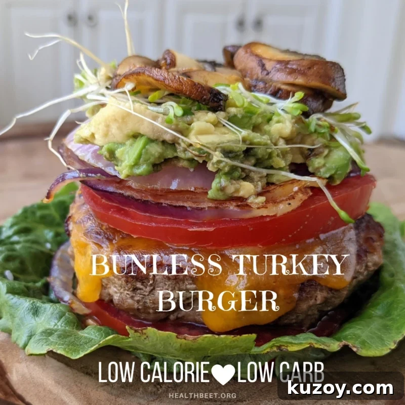 Low Carb Turkey Burger