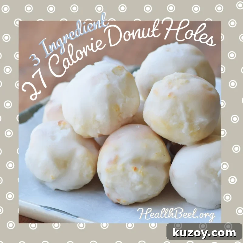 3 ingredient donut holes