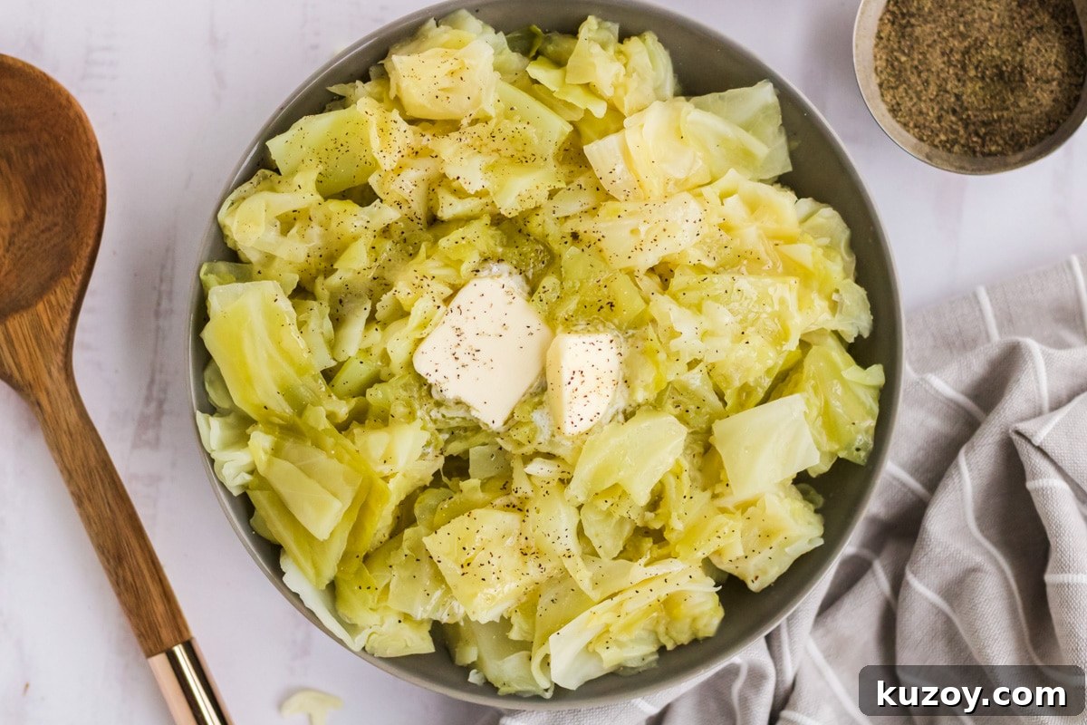 Instant Pot Braised Cabbage Recipe: Quick Tender Cabbage 3 instant pot cabbage in a bowl