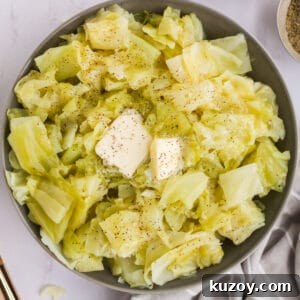instant pot cabbage in a bowl