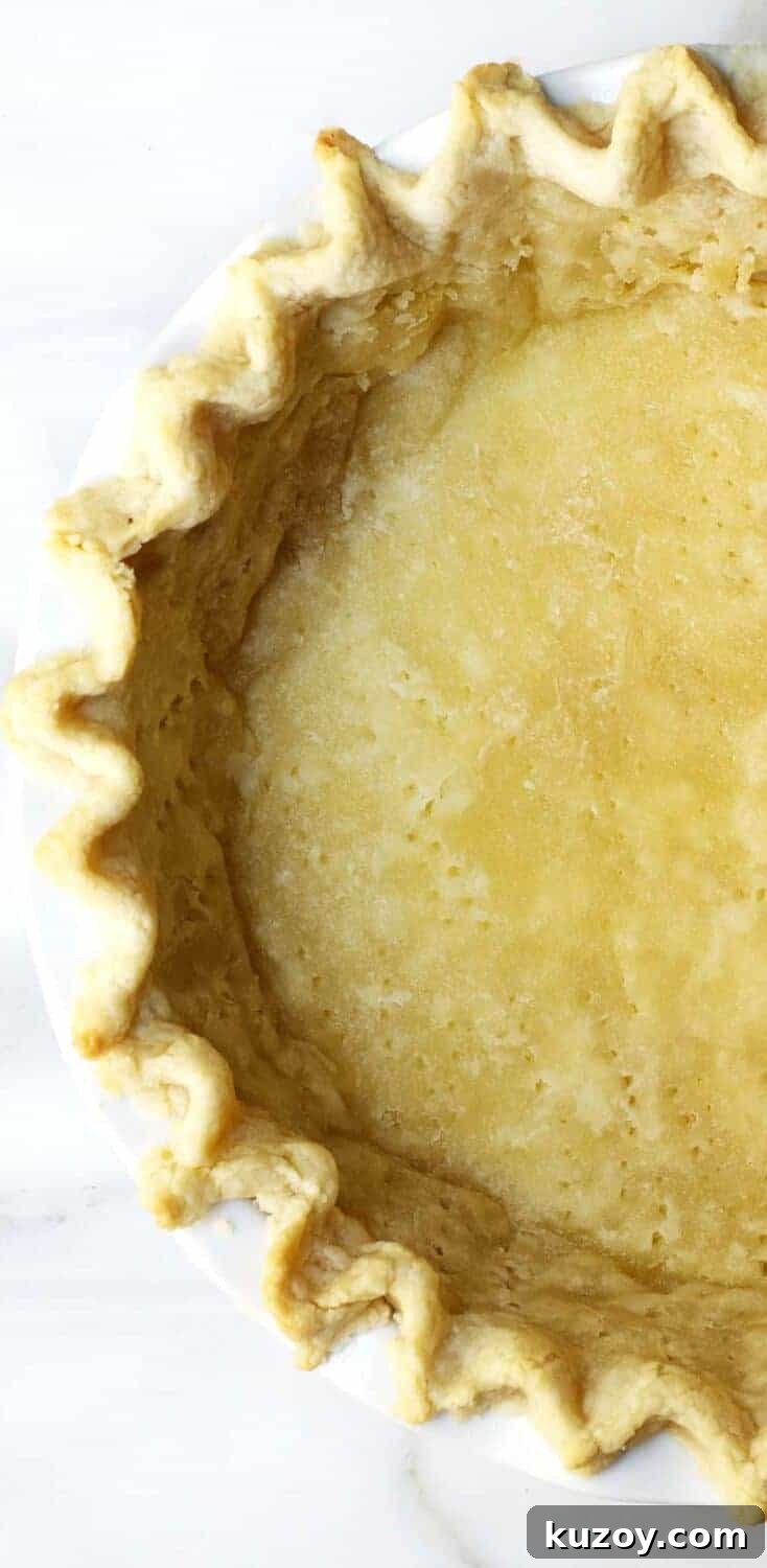 Flaky Lard Pie Crust Recipe for Perfect Homemade Pies 13 Partially Baked Lard Pie Crust