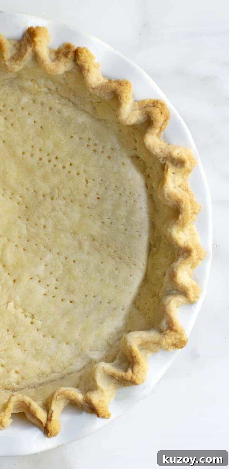 Flaky Lard Pie Crust Recipe for Perfect Homemade Pies 14 Fully Baked Lard Pie Crust