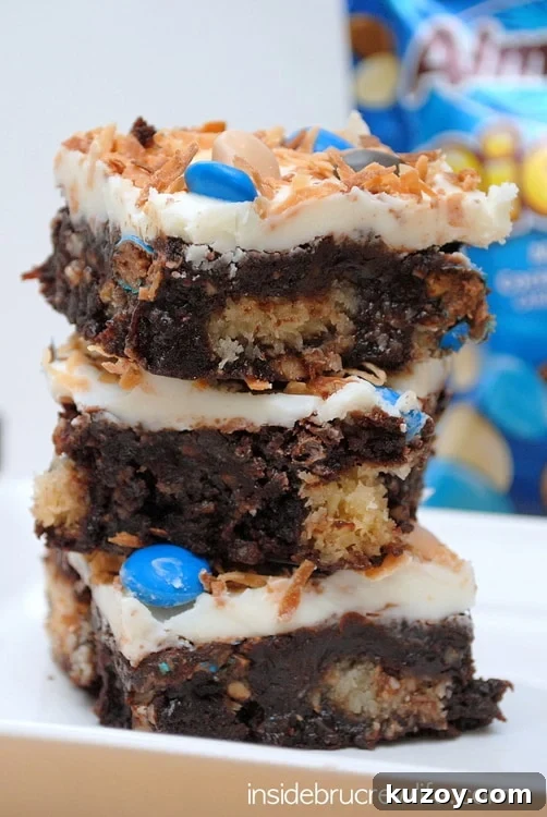 Almond Joy Brownies - these brownies will satisfy the candy bar and brownie craving in a hurry Almond Joy Brownies - these brownies will satisfy the candy bar and brownie craving in a hurry