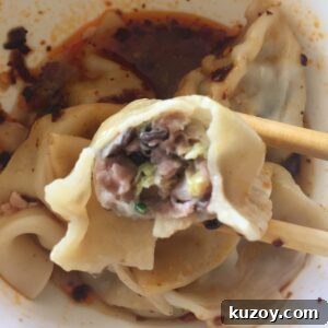 Dumplings with a delicious filling