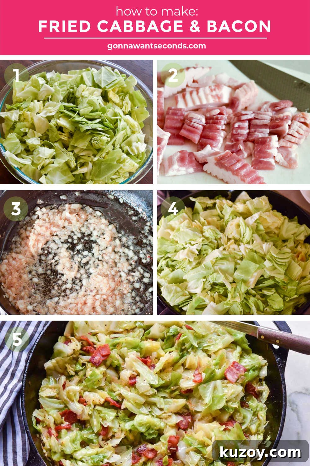 how to cook cabbage with bacon