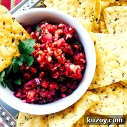 Festive Cranberry Salsa Recipe for Holiday Entertaining 8 Cranberry Holiday Salsa