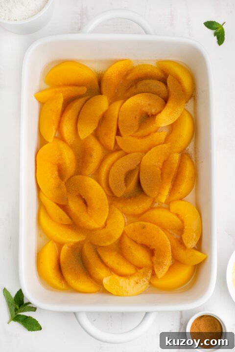 No-Bake Peach Dump Cake Recipe for Quick Summer Dessert 9 img 27914 8