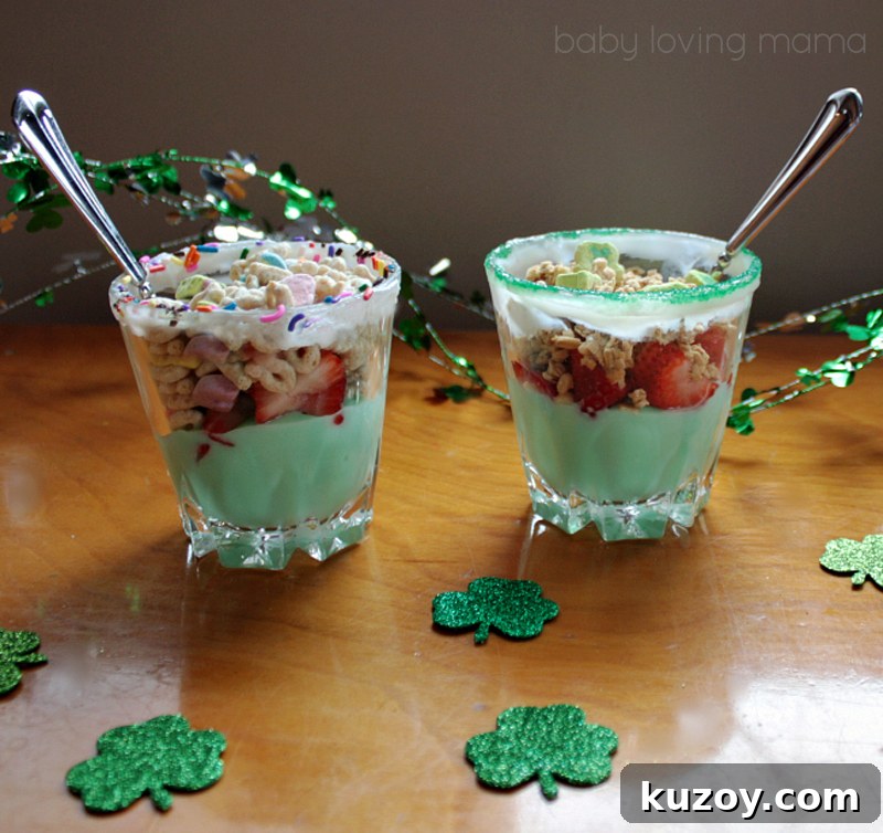 St. Patrick’s Day Green Yogurt and Fruit Parfaits 9 YogurtParfait_JW_5
