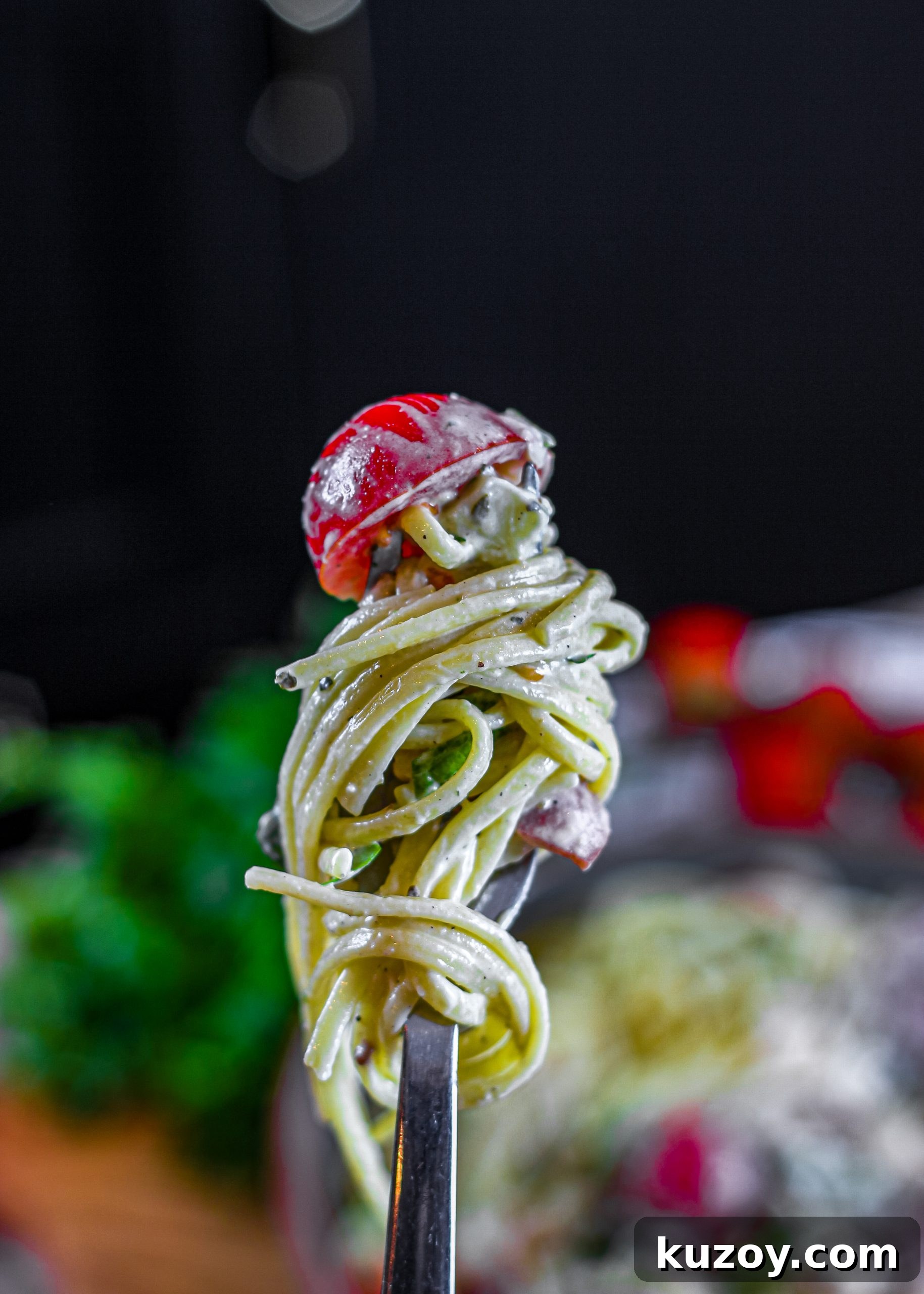 Creamy Tuscan Pasta Salad Recipe with Sun-Dried Tomatoes and Spinach 7 img 3017 6