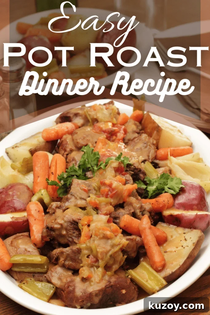 Onion Soup Pot Roast with Lipton Mix — Simple Slow-Cooker Recipe 2 pot roast recipe with text