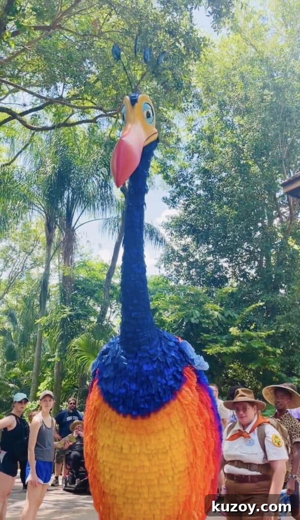 Meet Kevin: Character Meet-and-Greet Guide at Animal Kingdom 5 Discovery Island scenery