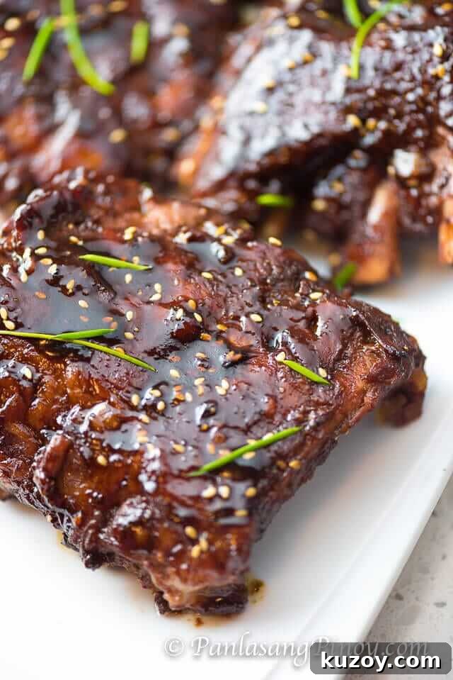 Korean-Style BBQ Baby Back Ribs with Sticky Soy Glaze 5 Asian Pork Baby Back Ribs_
