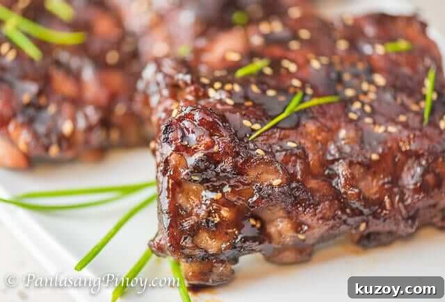 Korean-Style BBQ Baby Back Ribs with Sticky Soy Glaze 7 Asian Barbecue Pork Baby Back Ribs Recipe-2