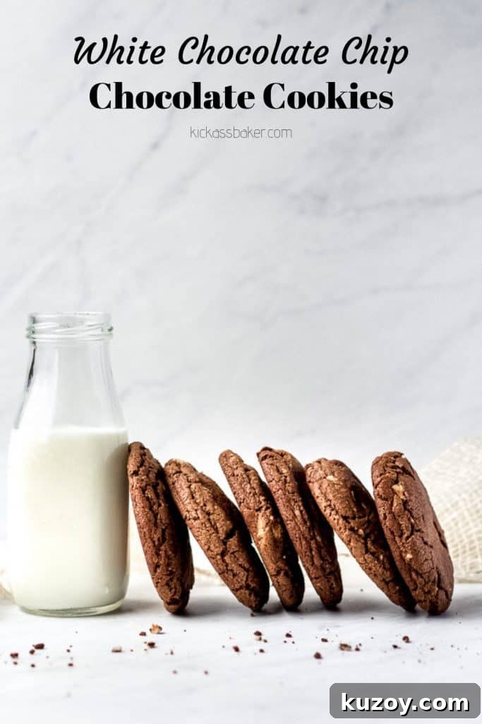 White Chocolate chip chocolate cookies