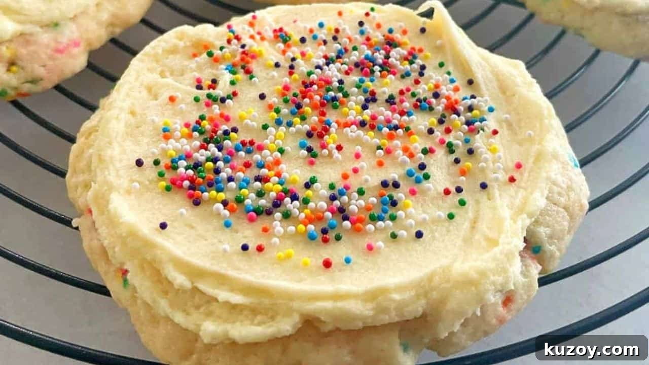 11 Desserts You Should Frosting-First (Irresistible Picks) 7 Crumbl Birthday Cake Cookies