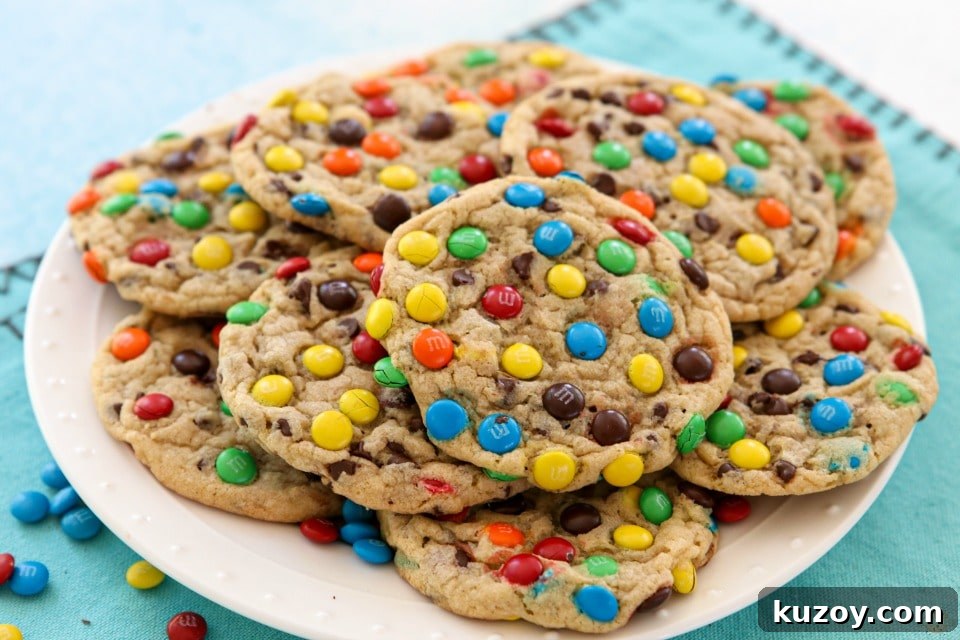 Chewy Chocolate M&M Cookies Recipe 2 Soft and Chewy M&M Cookie recipe