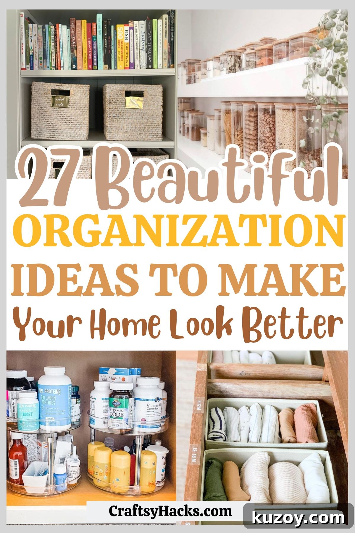 27 Stylish Storage Ideas to Make Your Home Look Polished 2 chic organization ideas