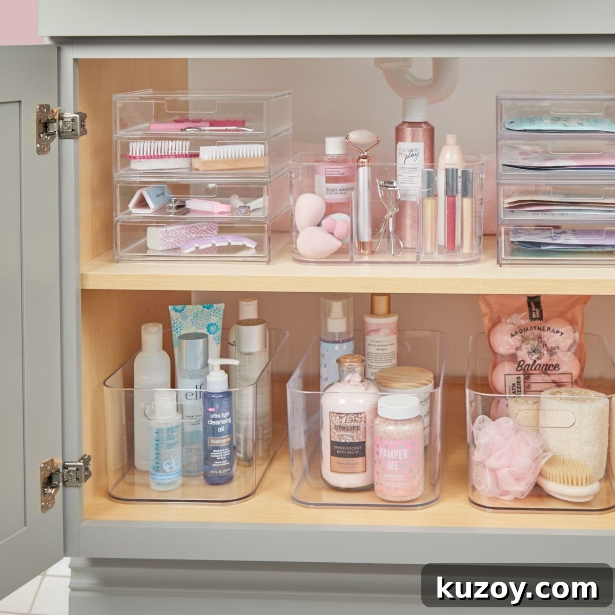 27 Stylish Storage Ideas to Make Your Home Look Polished 12 Acrylic Drawers & Bins for Bathroom