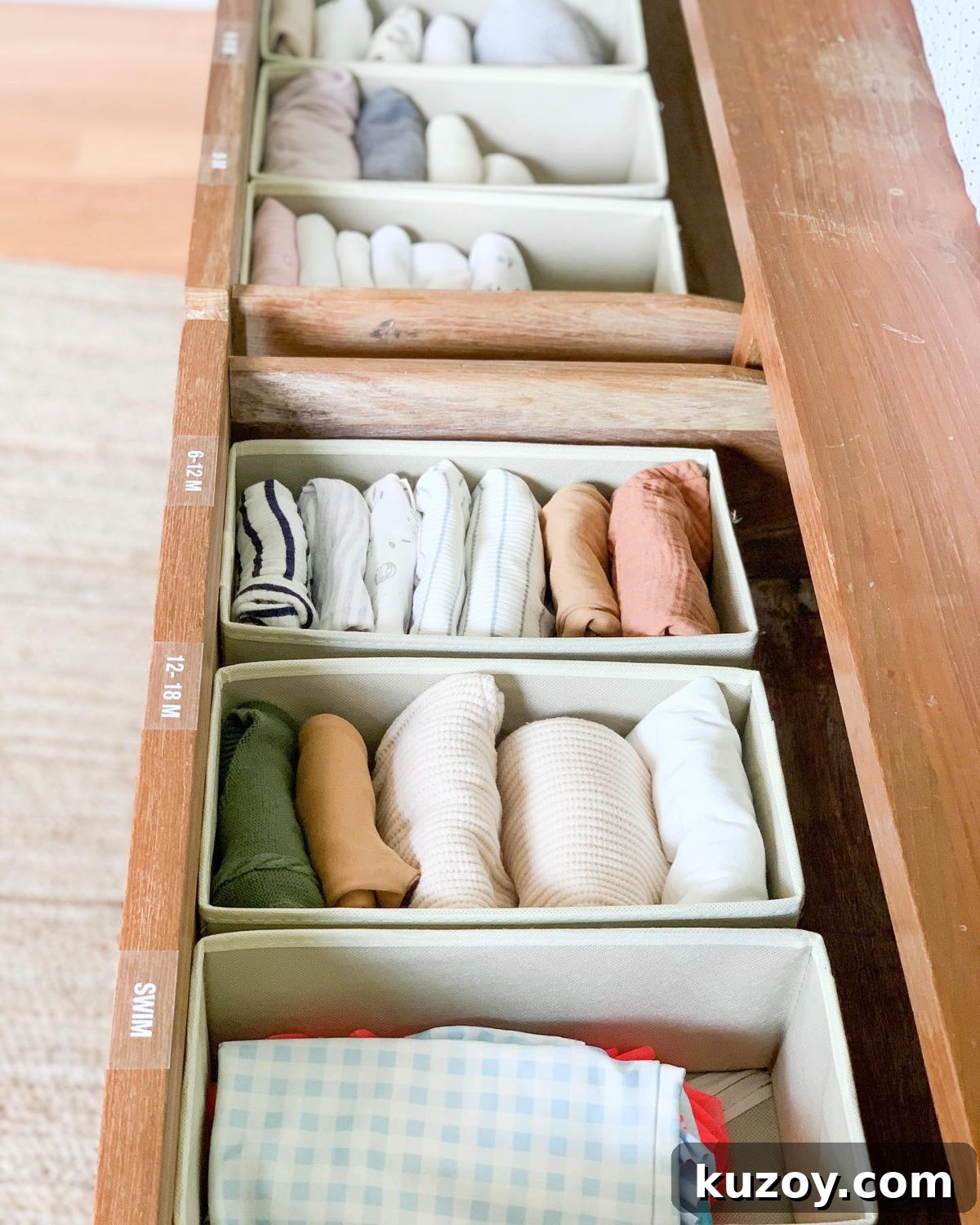 27 Stylish Storage Ideas to Make Your Home Look Polished 20 Size Bins for Baby Nursery