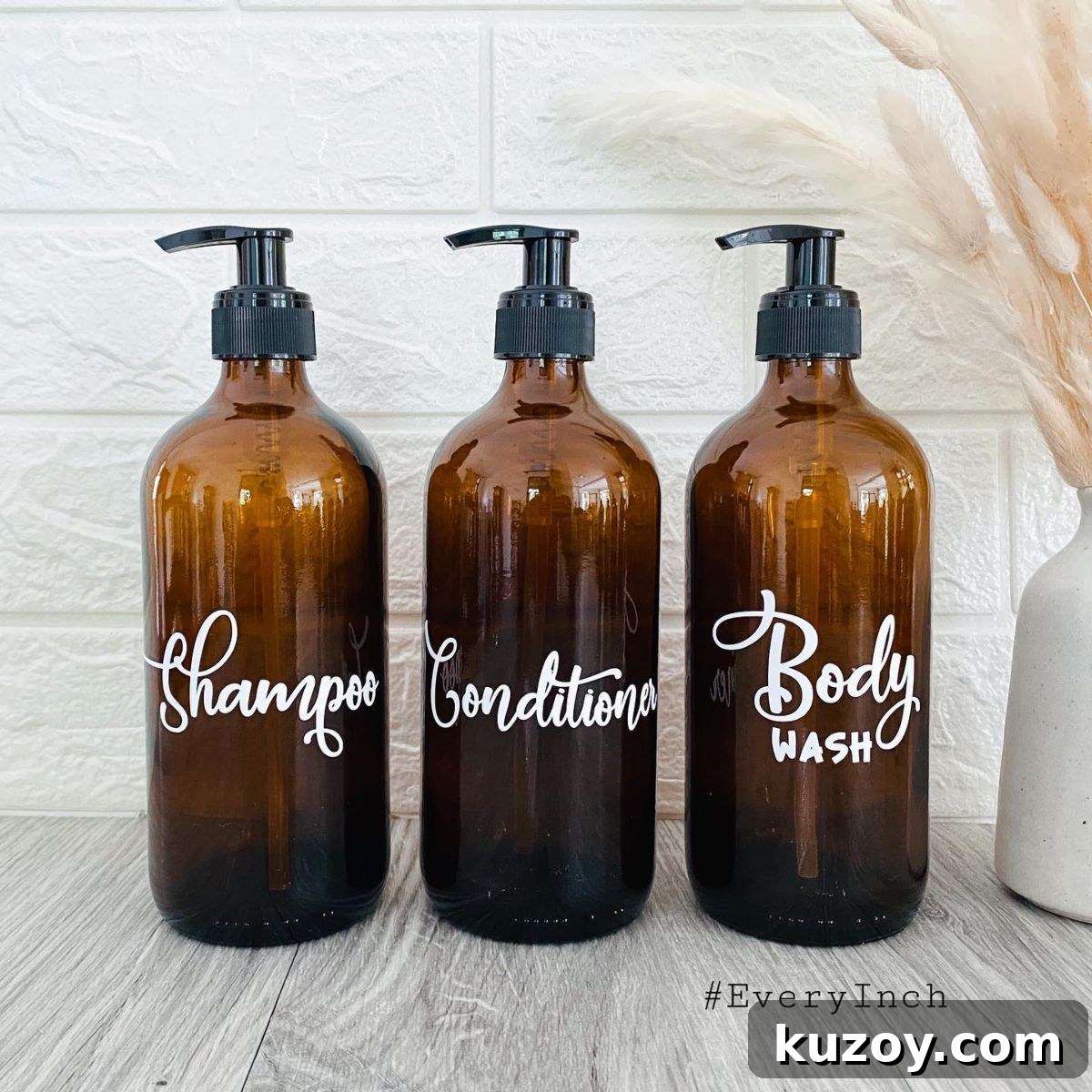27 Stylish Storage Ideas to Make Your Home Look Polished 22 Amber Brown Glass Dispensers