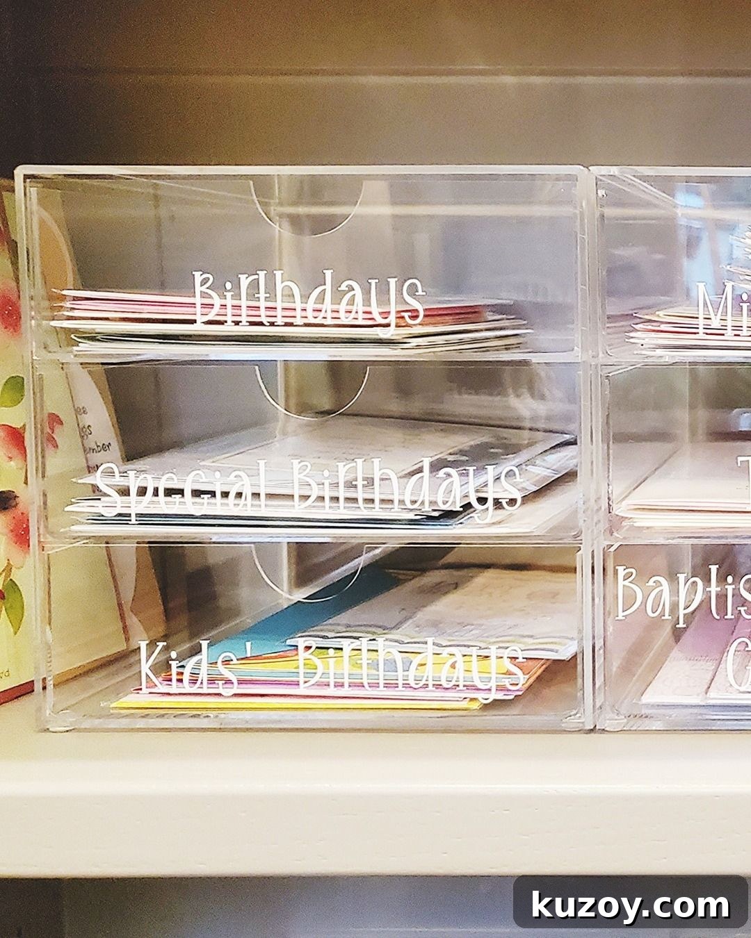 27 Stylish Storage Ideas to Make Your Home Look Polished 23 Acrylic Drawers Gift Station