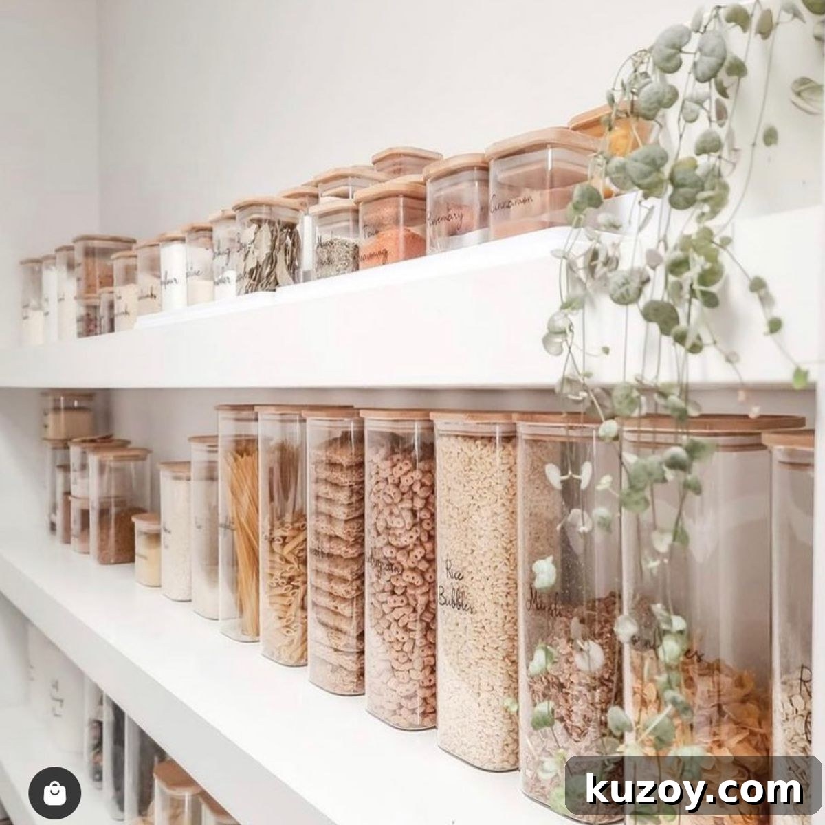 27 Stylish Storage Ideas to Make Your Home Look Polished 24 Bamboo Pantry