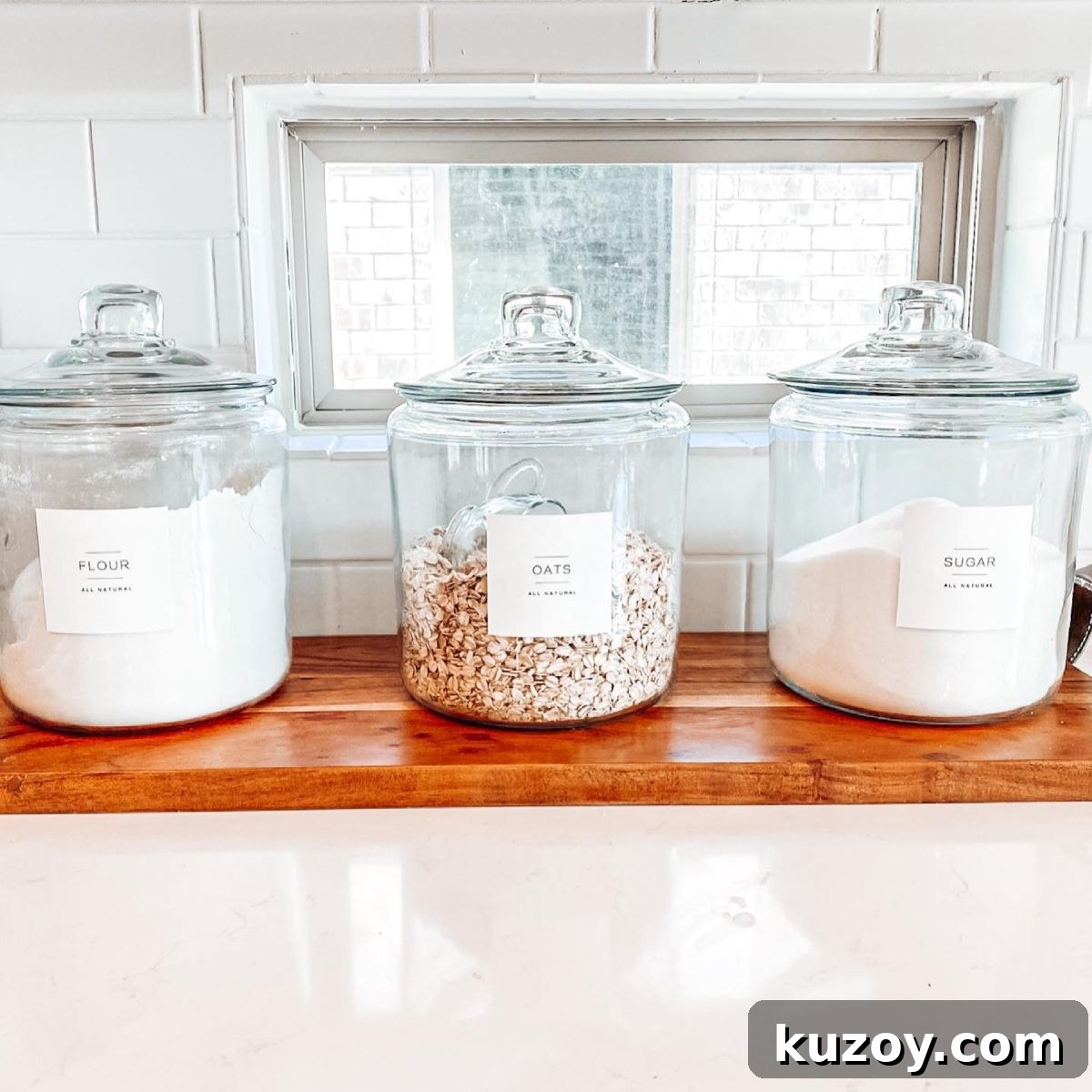 27 Stylish Storage Ideas to Make Your Home Look Polished 26 Stylish Glass for Baking Supplies