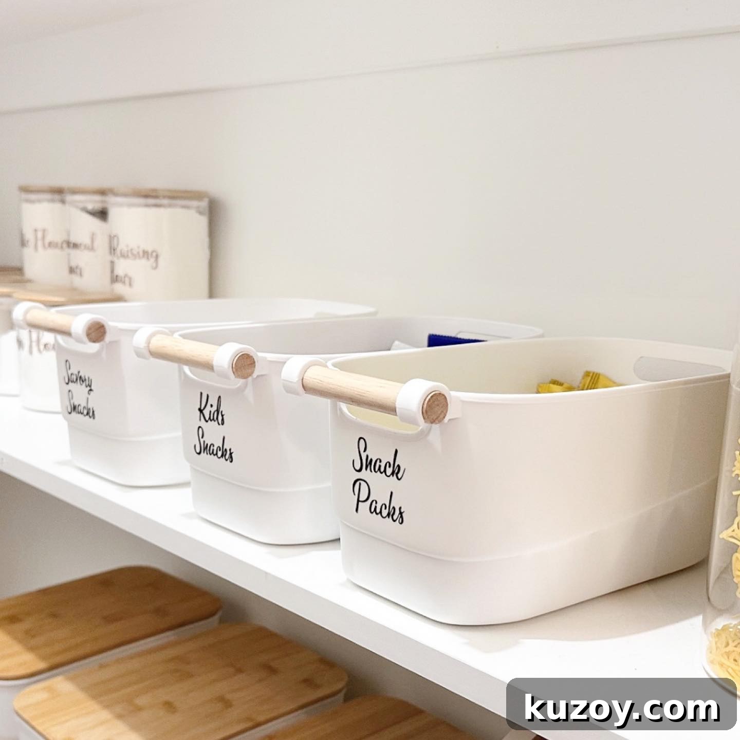 27 Stylish Storage Ideas to Make Your Home Look Polished 4 Storage Baskets for Snacks