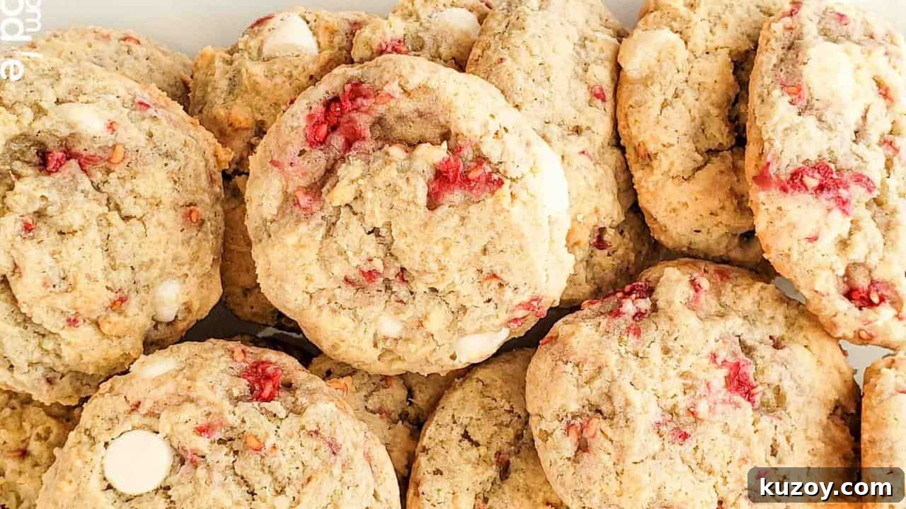 Raspberry Cheesecake Cookies