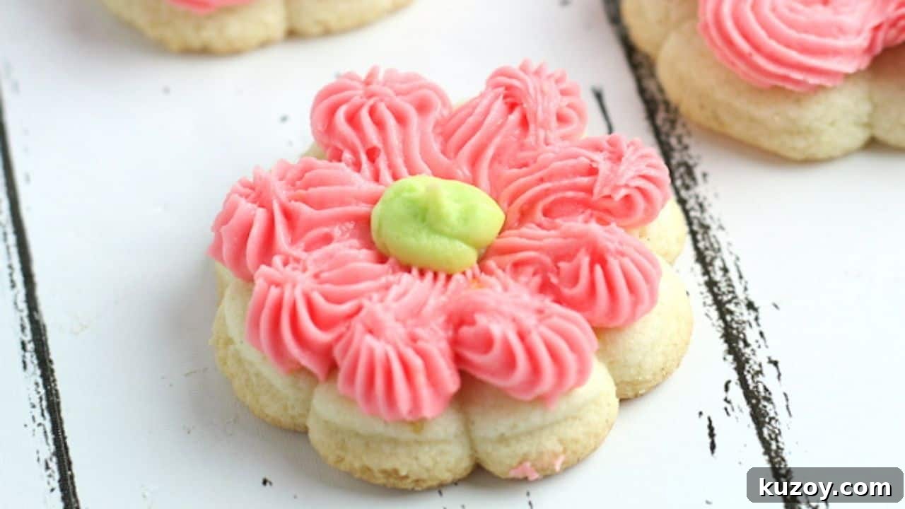 Lemon Cream Cheese Spritz Cookies