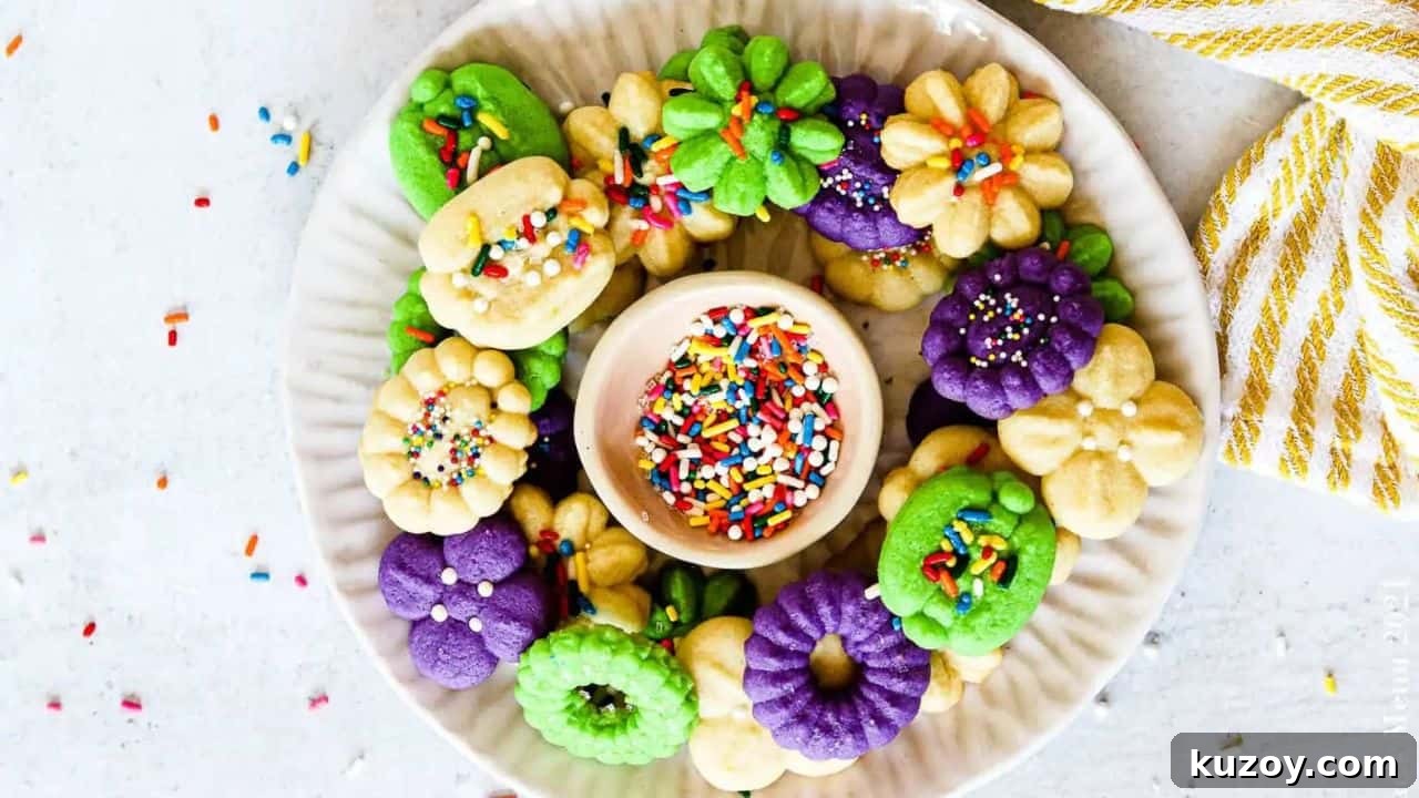 Cream Cheese Spritz Cookies