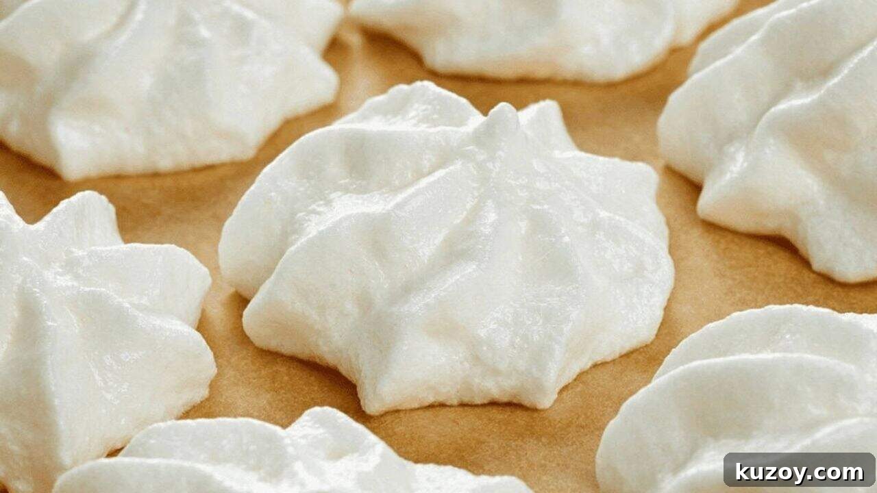 Sugar Free Meringue Cookies