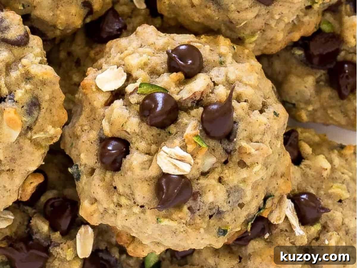 Zucchini Chocolate Chip Cookies