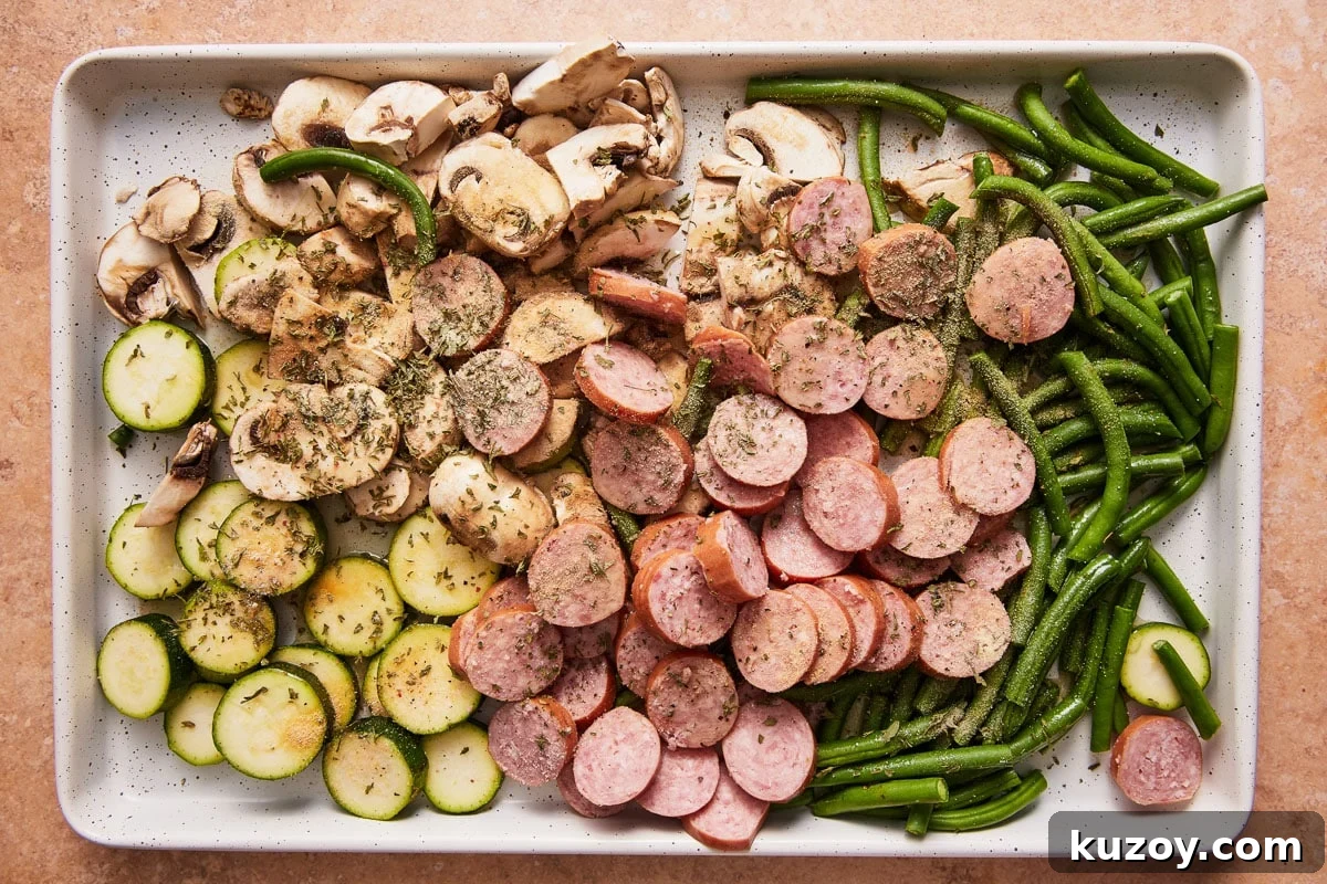 Sausage and Roasted Veggie Bowls with Creamy Yogurt Drizzle 5 img 39439 4