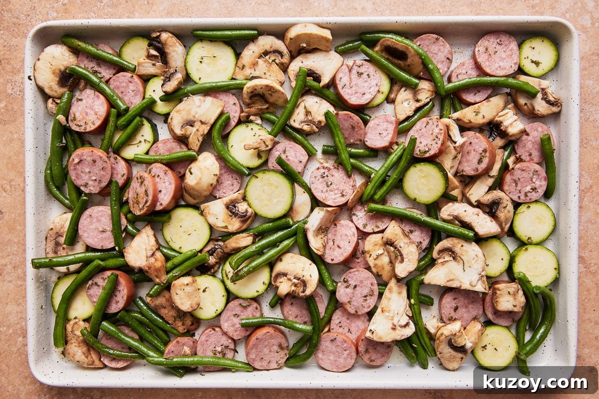 Sausage and Roasted Veggie Bowls with Creamy Yogurt Drizzle 6 img 39439 5