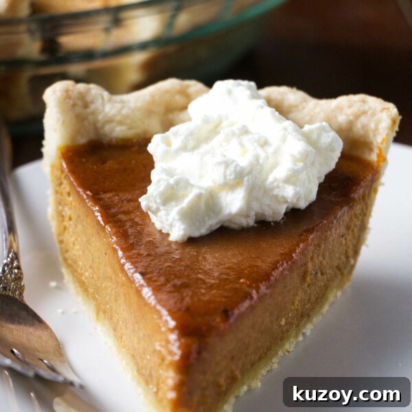 Air Fryer Chocolate Lava Mug Cake Recipe 19 A slice of smoked pumpkin pie topped with bourbon whipped cream.
