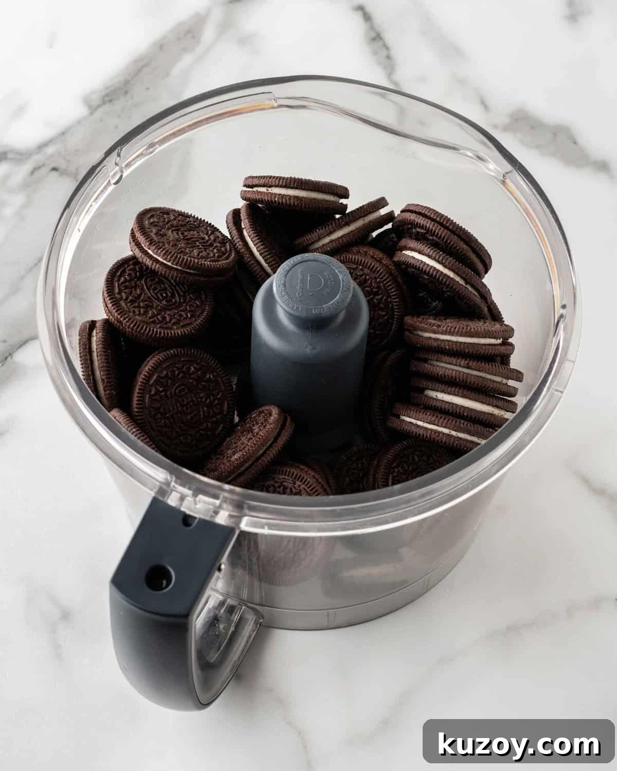 whole oreos in food processor