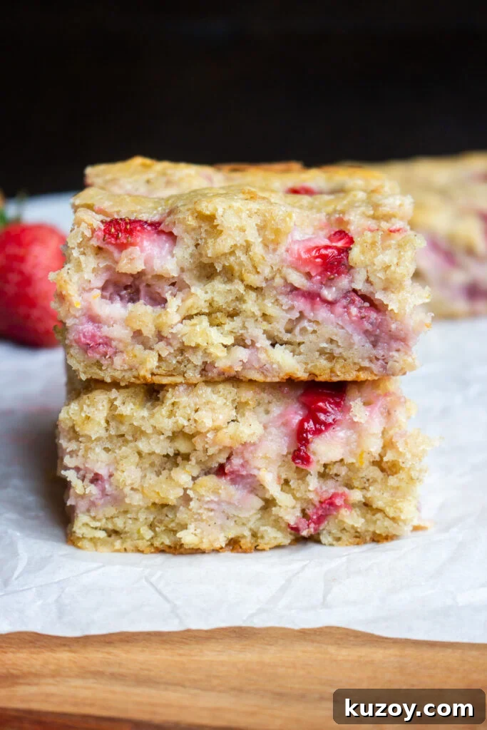 Strawberry Oatmeal Breakfast Cake Recipe for Morning Fuel 2 Strawberry Oatmeal Breakfast Cake