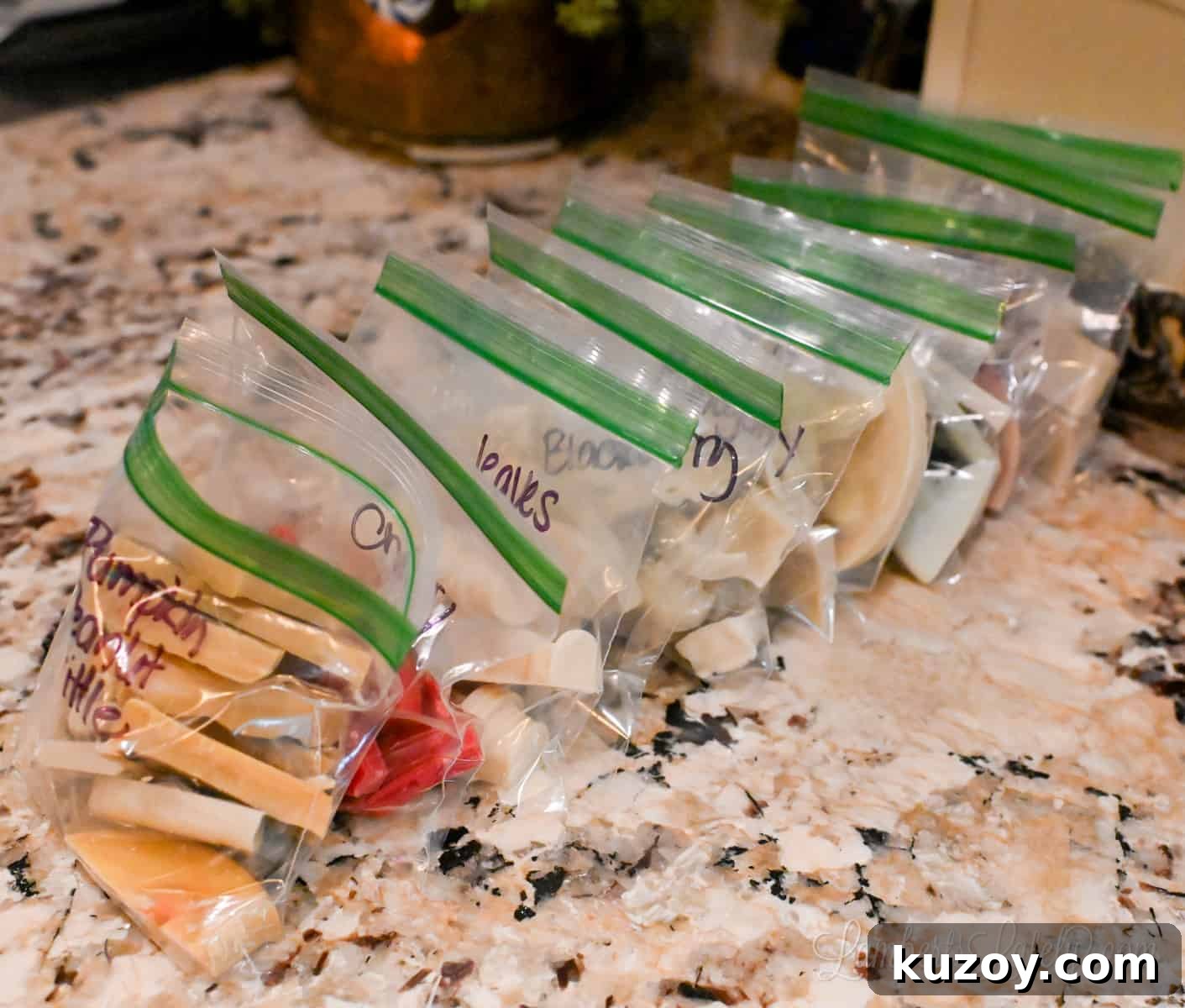 Remove Wax from Candle Jars: 3 Fast, Effective Methods 17 bags of wax melts lined up on a counter.
