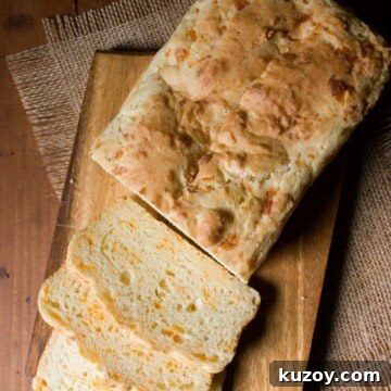 Quick and easy cheese bread recipe.