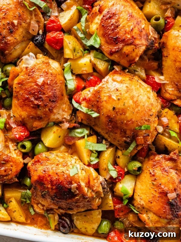 Authentic Chicken Cacciatore Recipe: Classic Italian Stew 19 baked mediterranean chicken crispy chicken and perfectly cooked veggies.