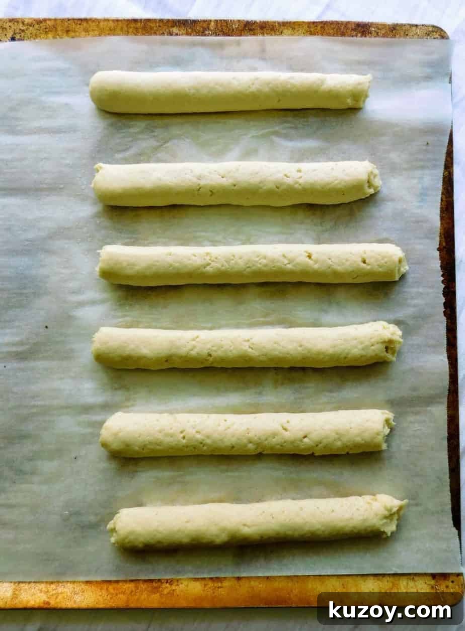 Gluten-Free Breadsticks Recipe That Will Impress Everyone 12 gluten-free breadsticks ready to bake