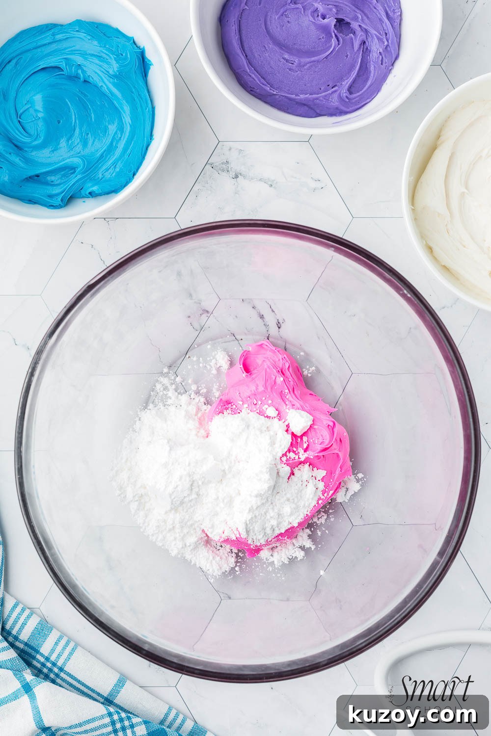 Homemade Ice Cream Play Dough Recipe Kids Will Love 4 Frosting mixed with powdered sugar